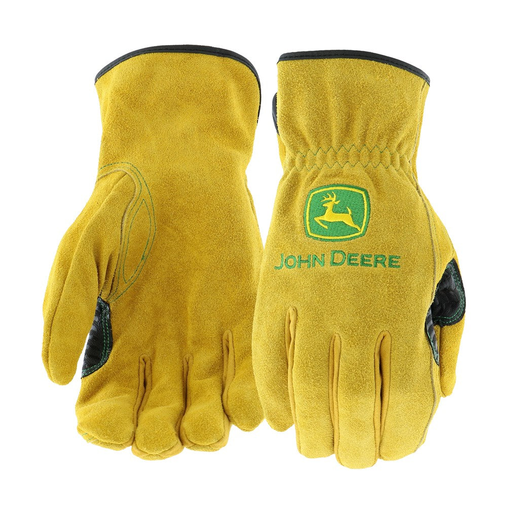 LP42389-John Deere Split Cowhide Leather Driver Gloves