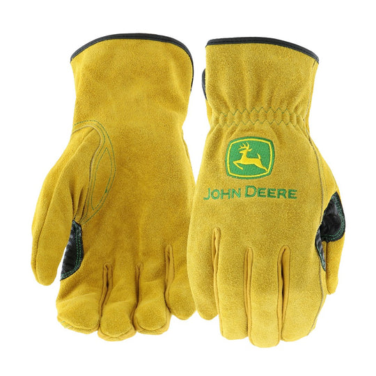 LP42389-John Deere Split Cowhide Leather Driver Gloves