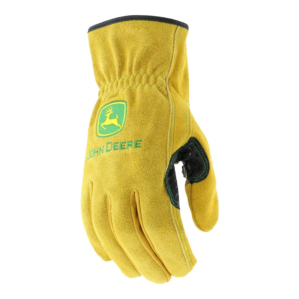 LP42389-John Deere Split Cowhide Leather Driver Gloves
