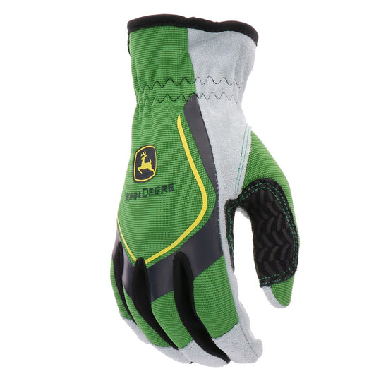LP67362-John Deere All-Purpose Utility Gloves-Leather Palm