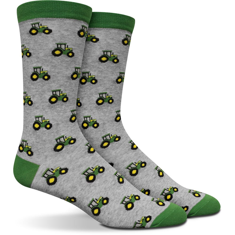JD178G10CAU LP81715-JD Tractor Row Fashion Socks Crew-2 Pack