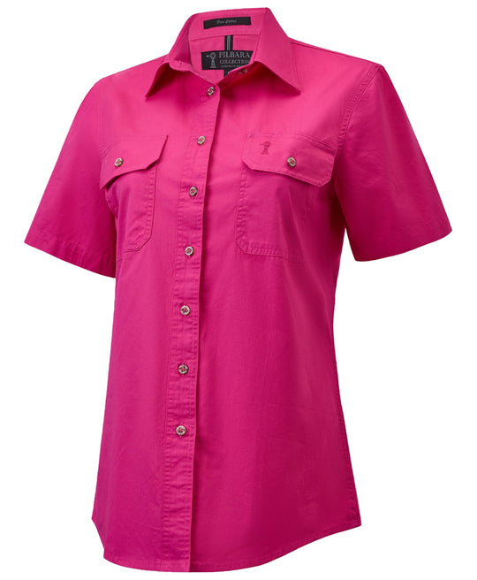 RM600BTS Women's Pilbara Open Front S/S Shirt