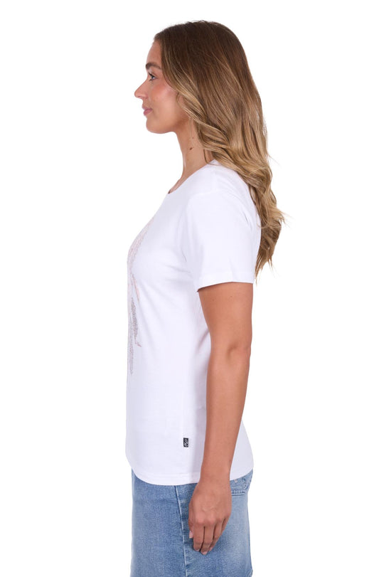 P5S2598106 Wmns Regina SS Tee | White