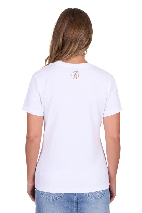 P5S2598106 Wmns Regina SS Tee | White