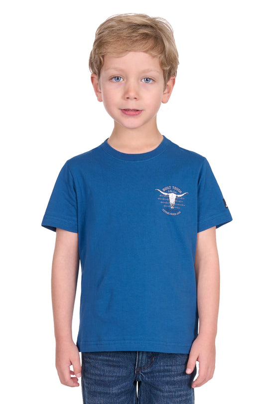 P5S3503084 BOY’S FRANK SHORT SLEEVE TEE |Denim