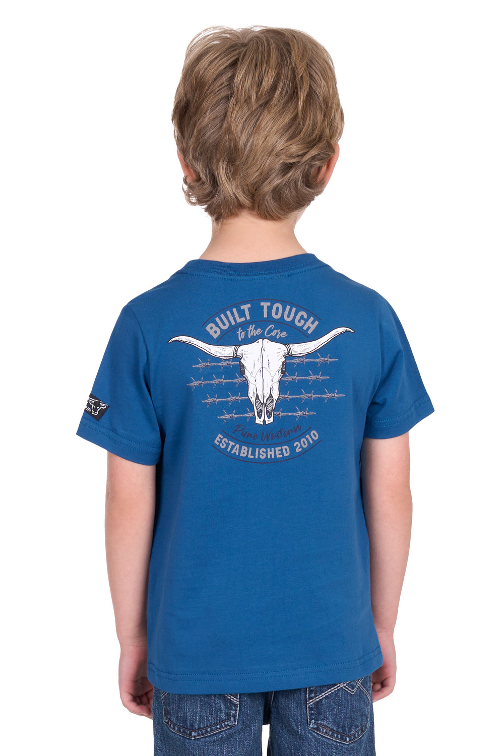 P5S3503084 BOY’S FRANK SHORT SLEEVE TEE |Denim