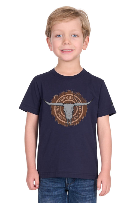 P5S3503085 Boys Samuel SS Tee | Navy