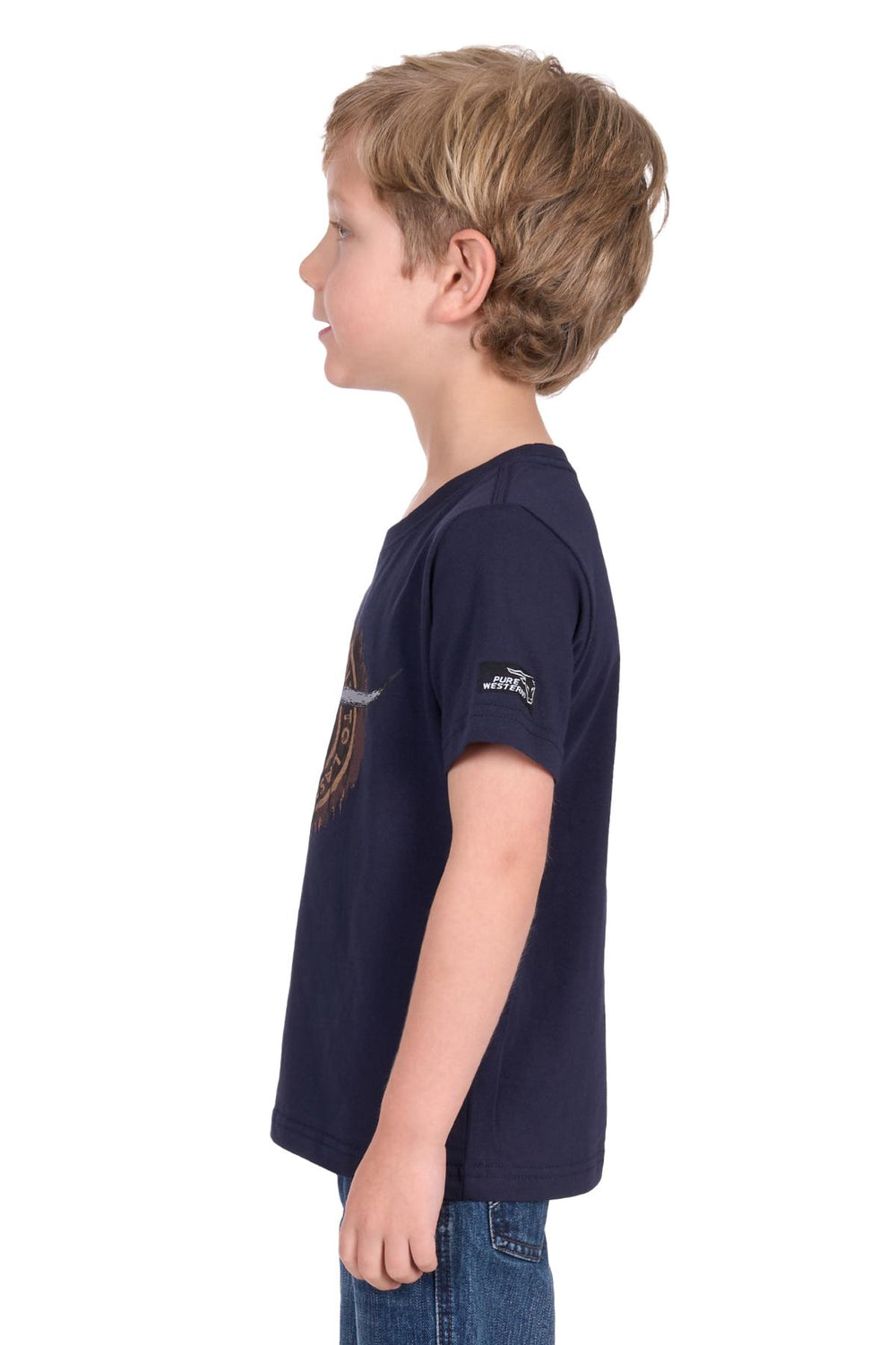 P5S3503085 Boys Samuel SS Tee | Navy