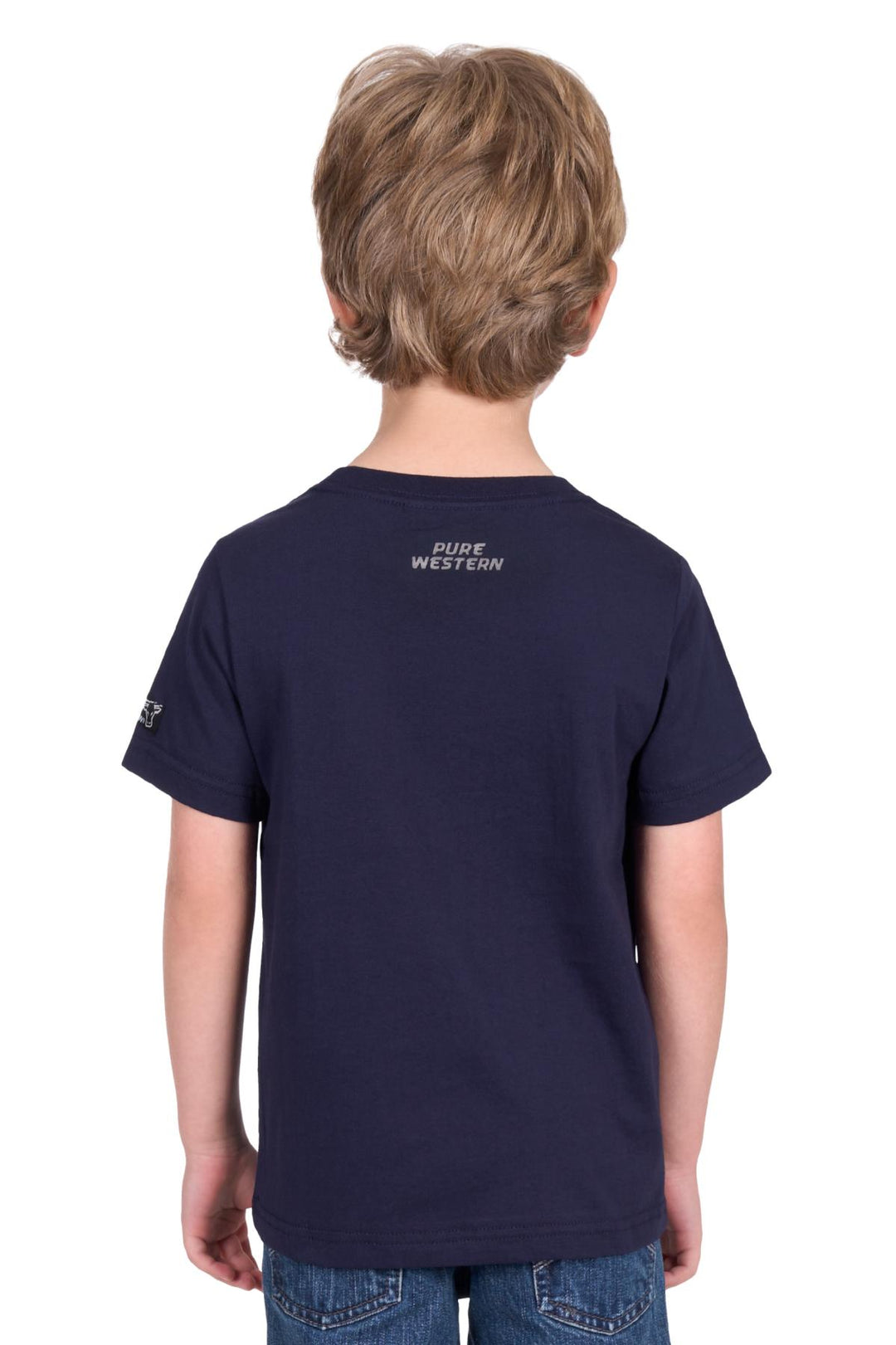 P5S3503085 Boys Samuel SS Tee | Navy