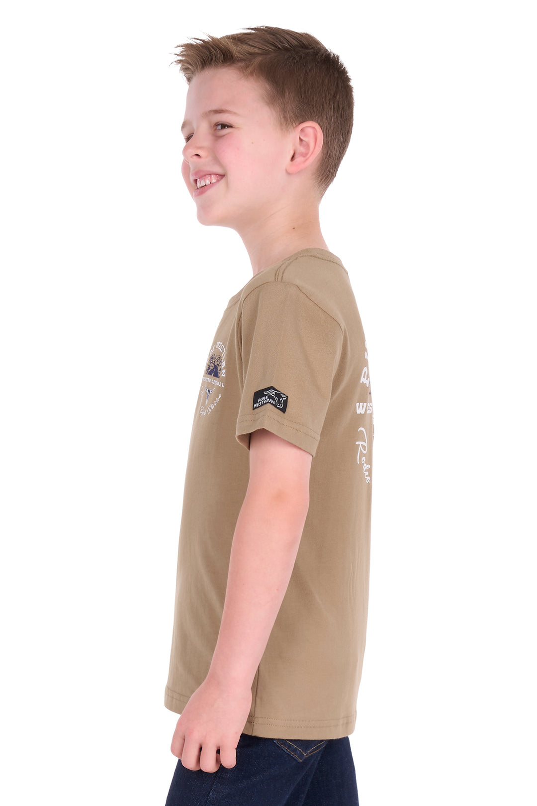 P6S3503312 Boy’s Craig Short Sleeve Tee | Sand