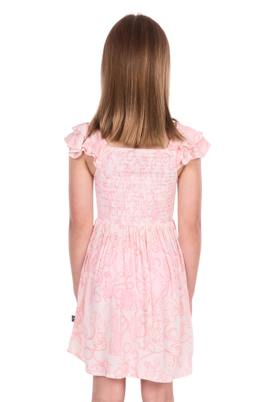 P6S5401270 Girl’s Sara Short Sleeve Dress | Cream