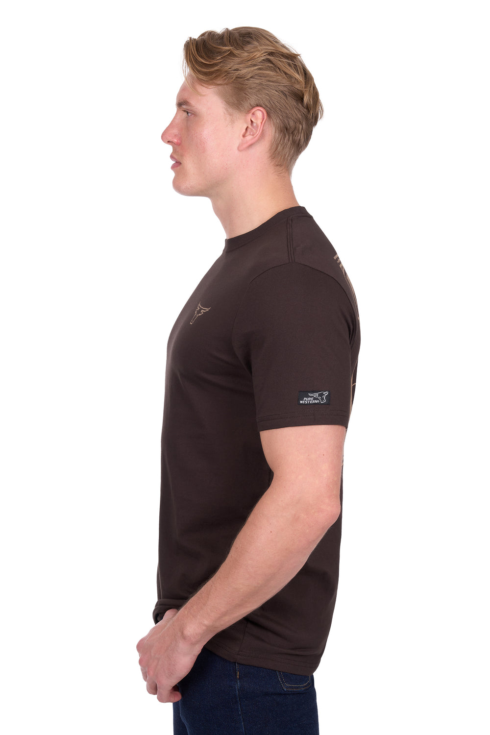 P6W1503171 Mens Rodoe SS Tee | Chocolate