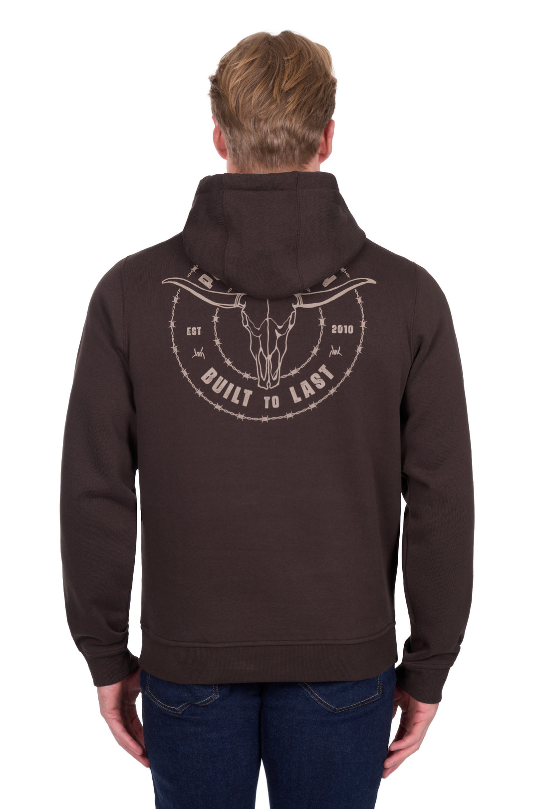 P6W1512177 Mens Walker Hoodie | Chocolate