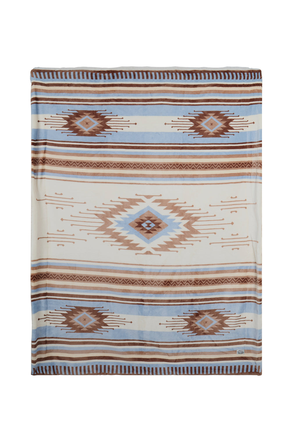 P6W2977BKT Ellery Blanket | Natural/Blue