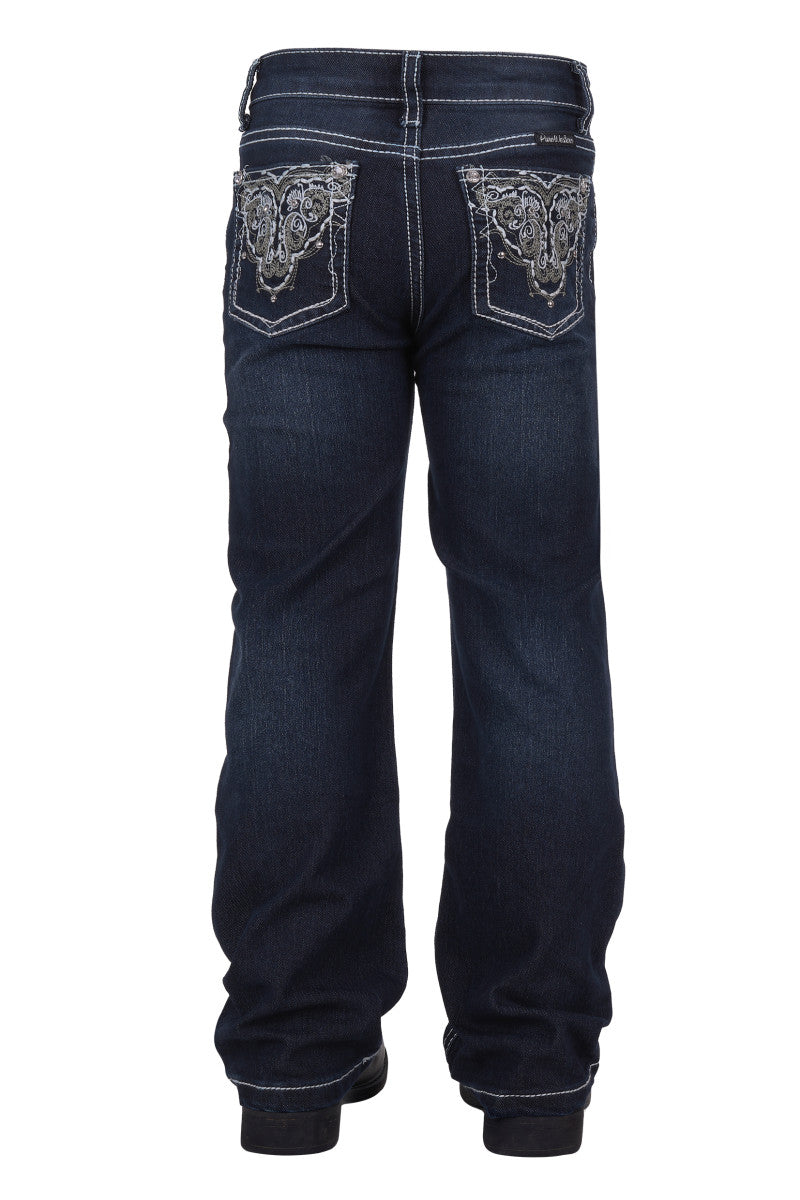 PCP5201123 Girls Haley Boot Cut Jean | Midnight