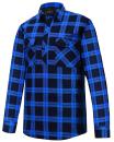 RM123SCF Flannelette Long Sleeve 1/2 Plkt Shirt