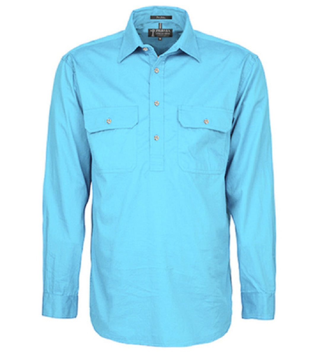 RM200CF Mens Pilbara Closed Front L/S Shirt