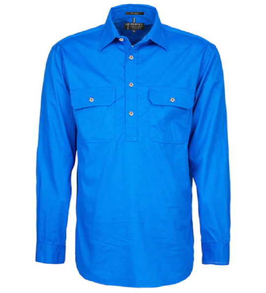 RM200CF Mens Pilbara Closed Front L/S Shirt