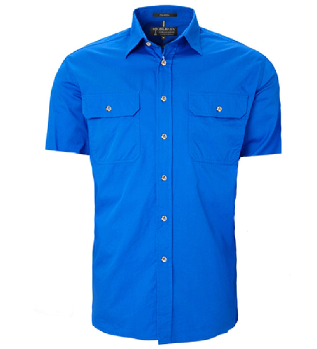 RM500BTS Men's Pilbara Open Front S/S Shirt