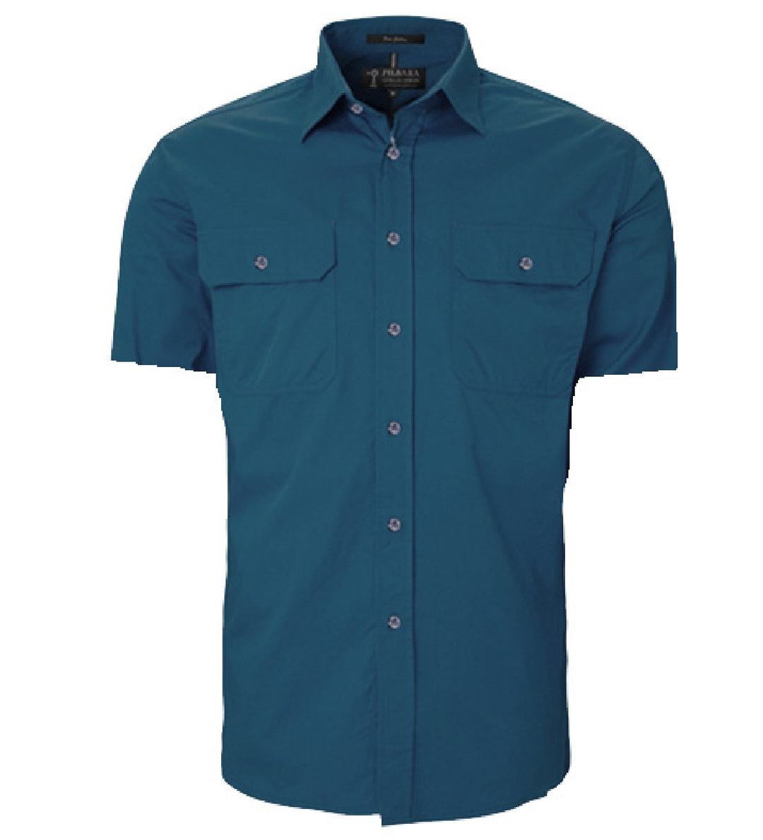RM500BTS Men's Pilbara Open Front S/S Shirt