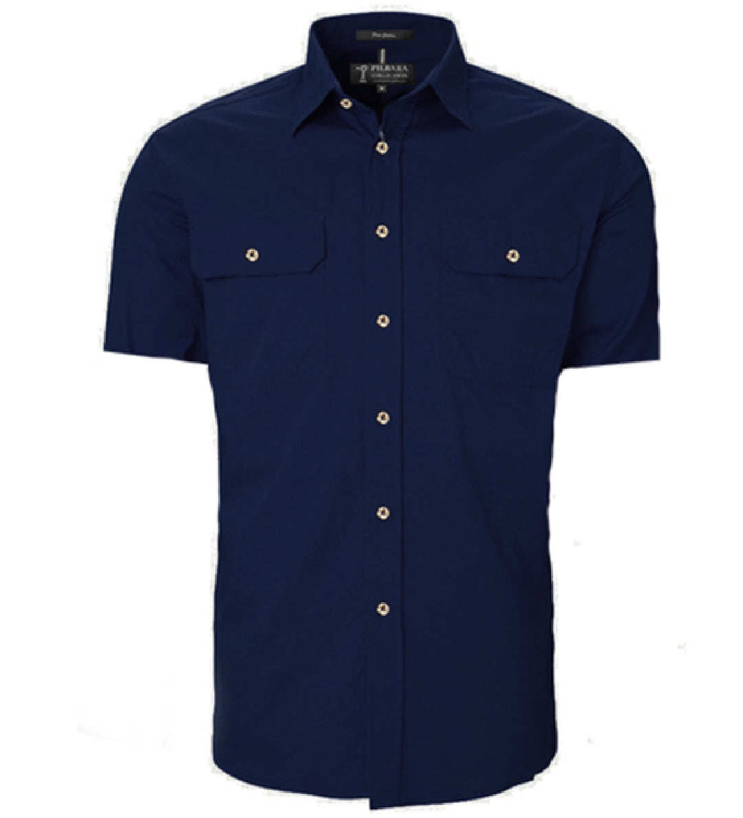 RM500BTS Men's Pilbara Open Front S/S Shirt