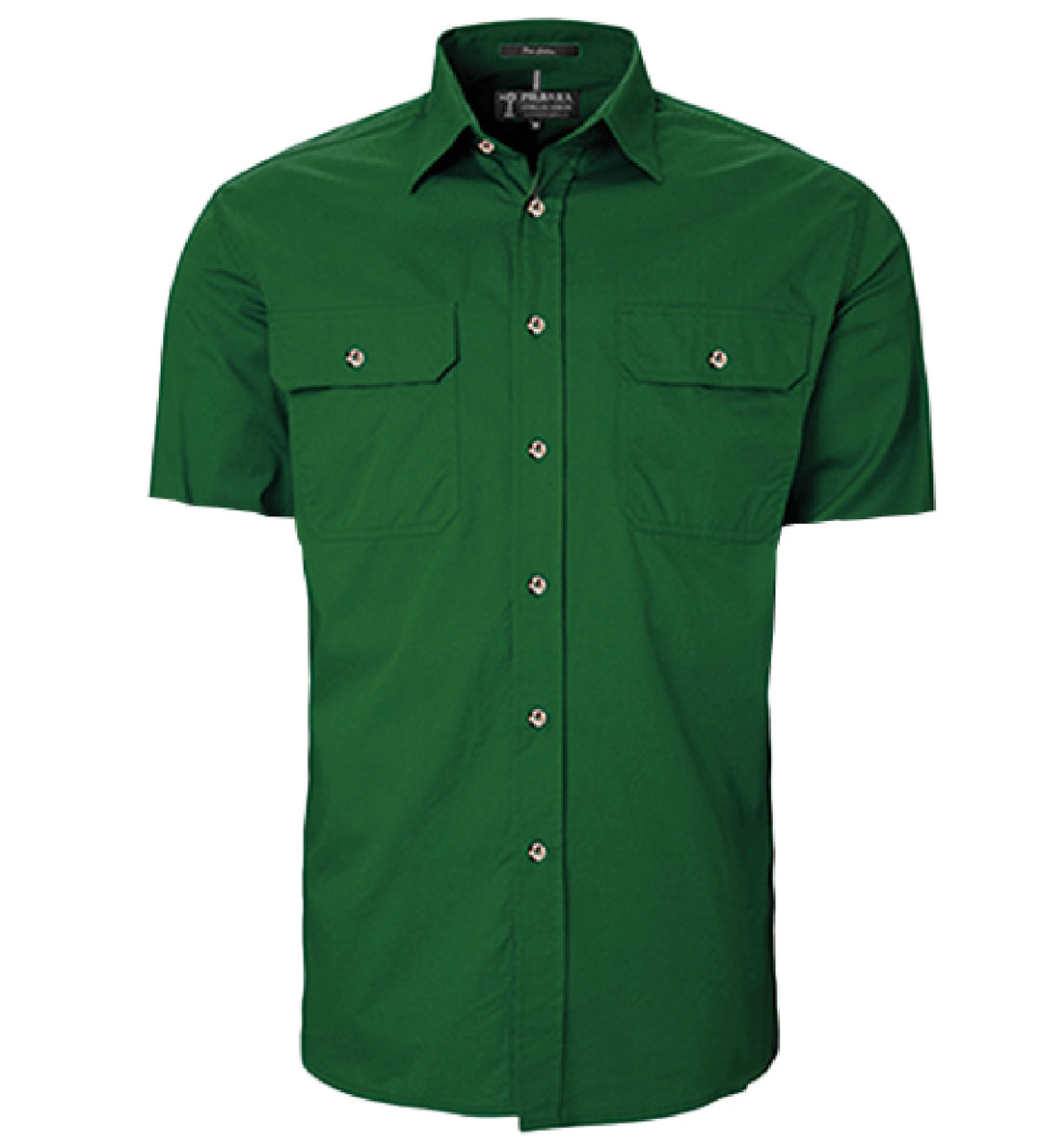 RM500BTS Men's Pilbara Open Front S/S Shirt