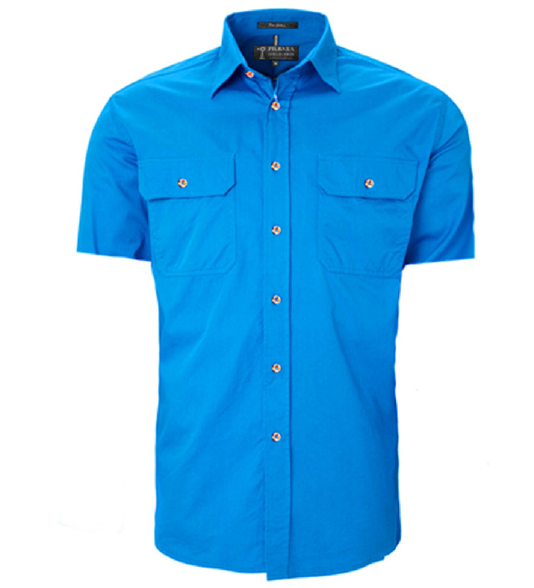 RM500BTS Men's Pilbara Open Front S/S Shirt
