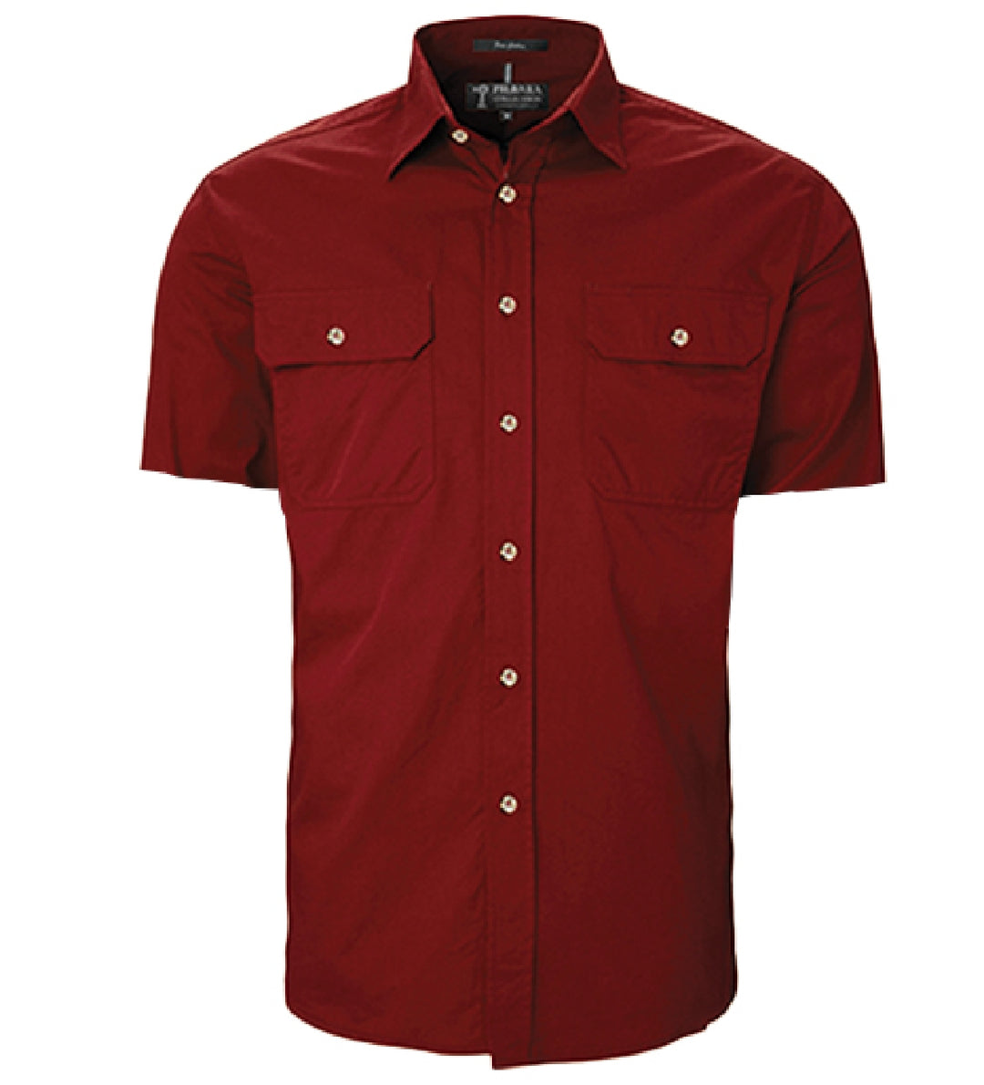 RM500BTS Men's Pilbara Open Front S/S Shirt