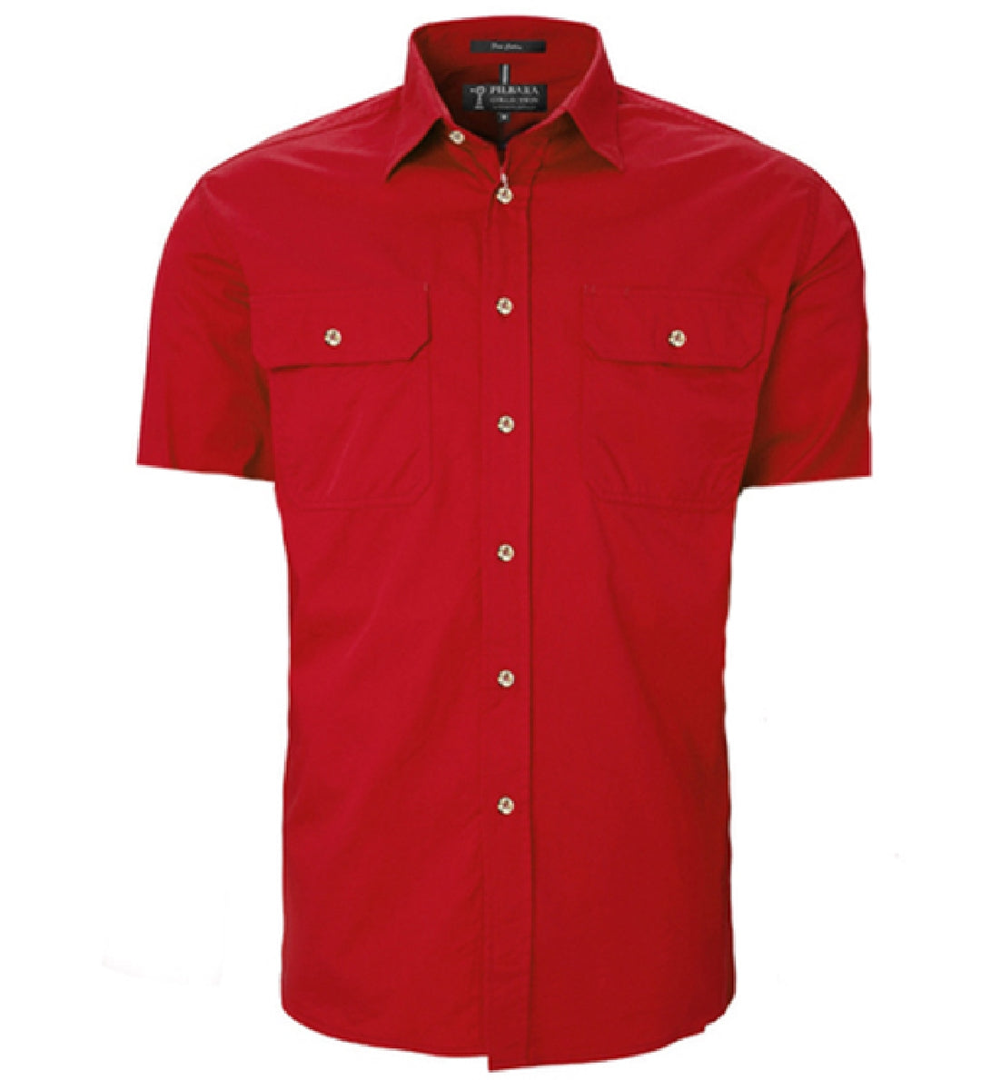 RM500BTS Men's Pilbara Open Front S/S Shirt