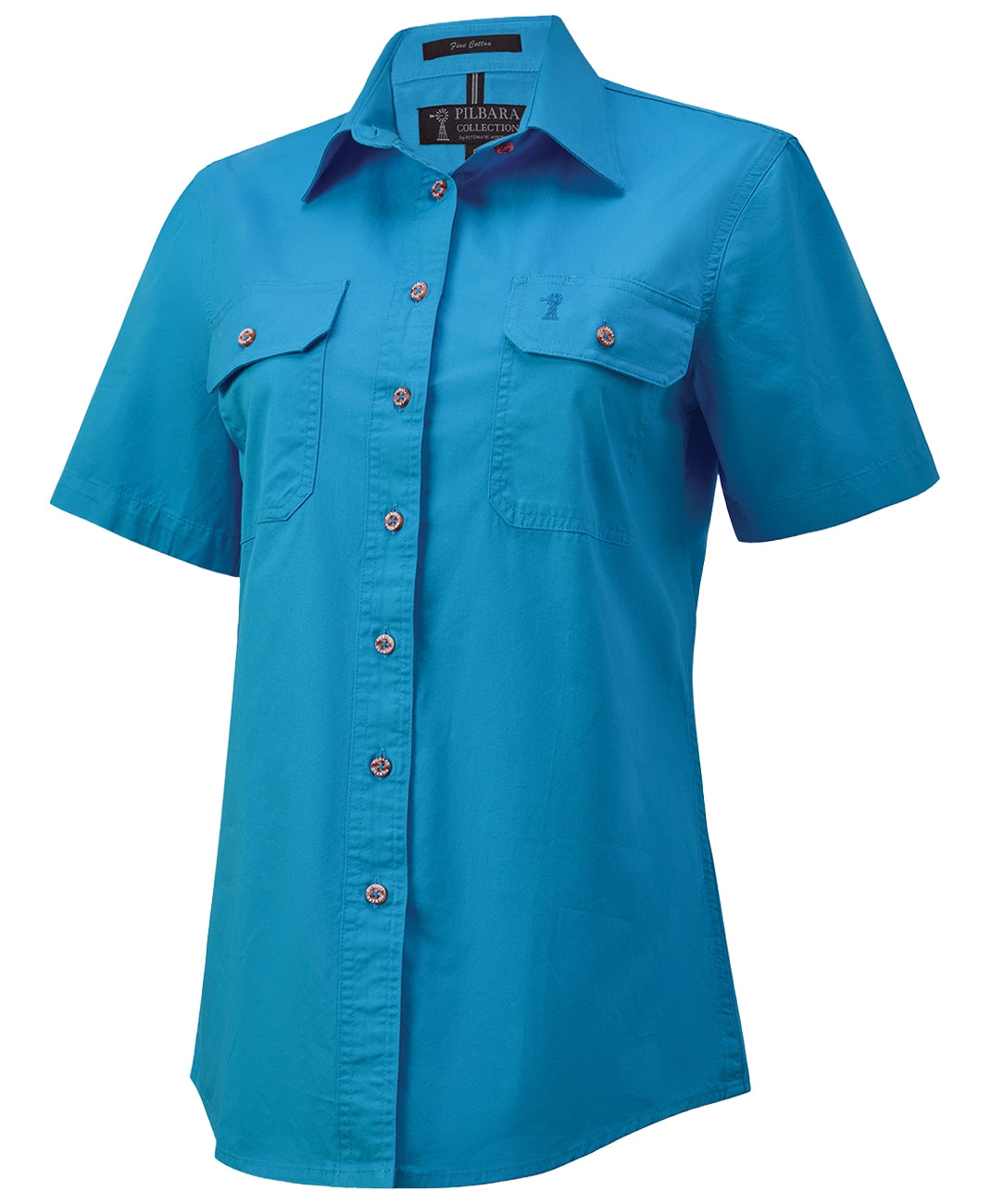 RM600BTS Women's Pilbara Open Front S/S Shirt