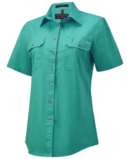 RM600BTS Women's Pilbara Open Front S/S Shirt