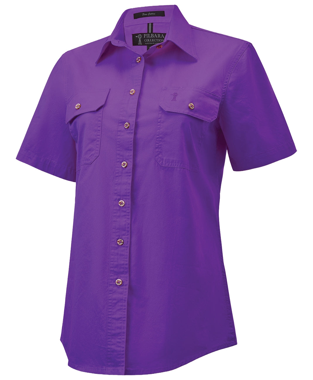 RM600BTS Women's Pilbara Open Front S/S Shirt