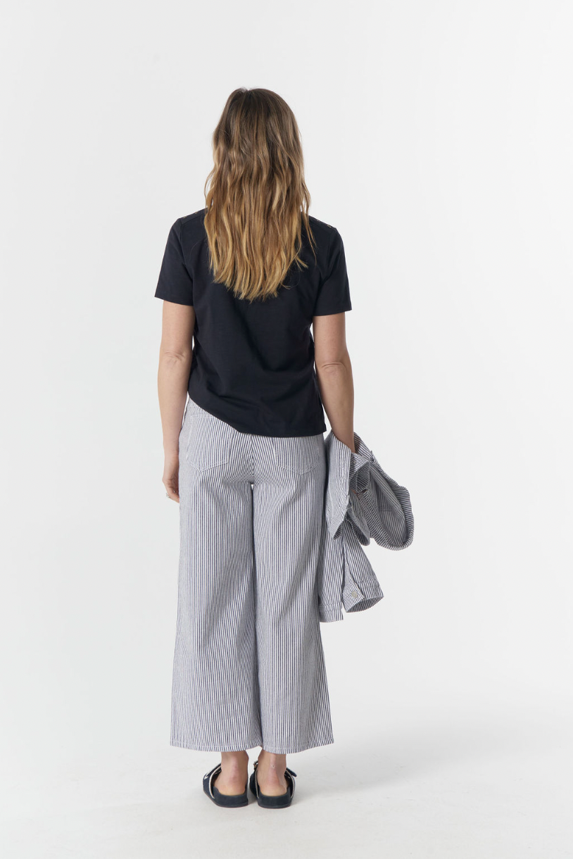 5287 Knee Length Stripe Shorts