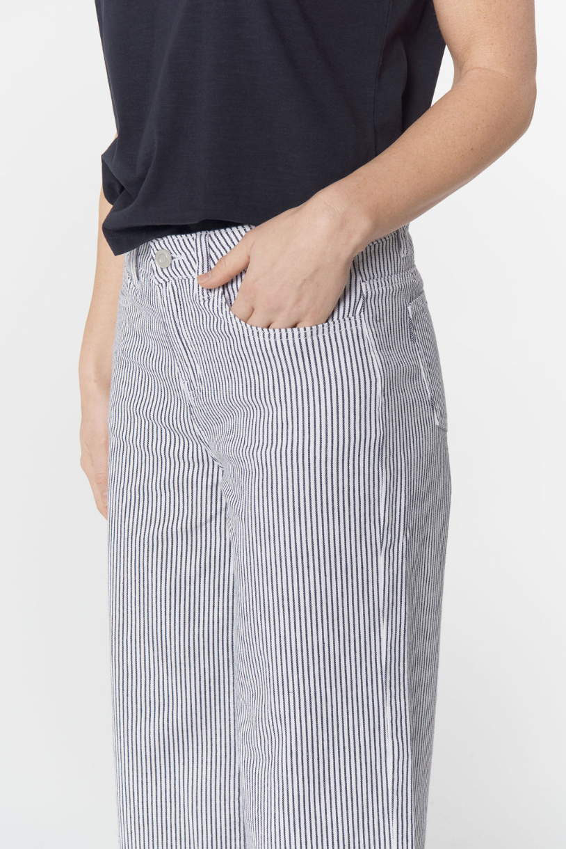 5287 Knee Length Stripe Shorts