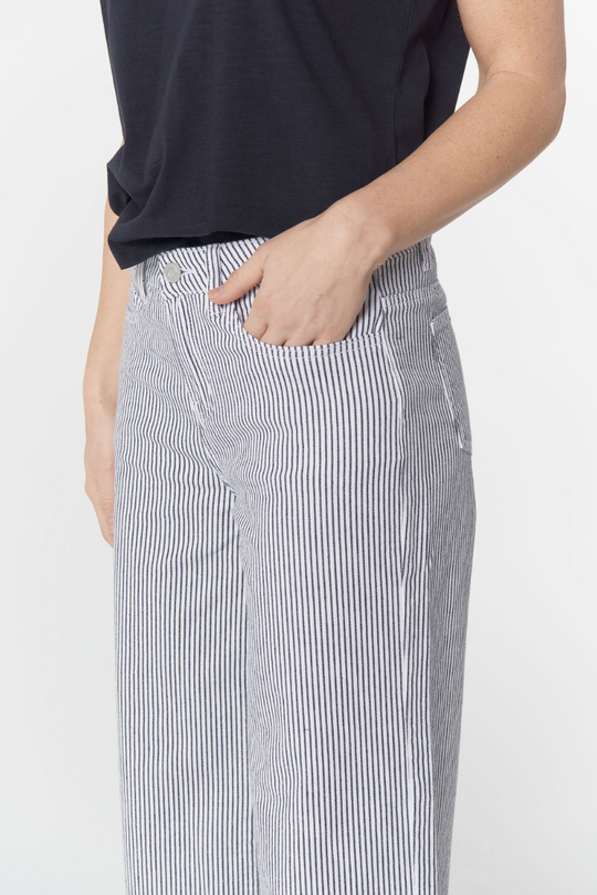 5287 Knee Length Stripe Shorts