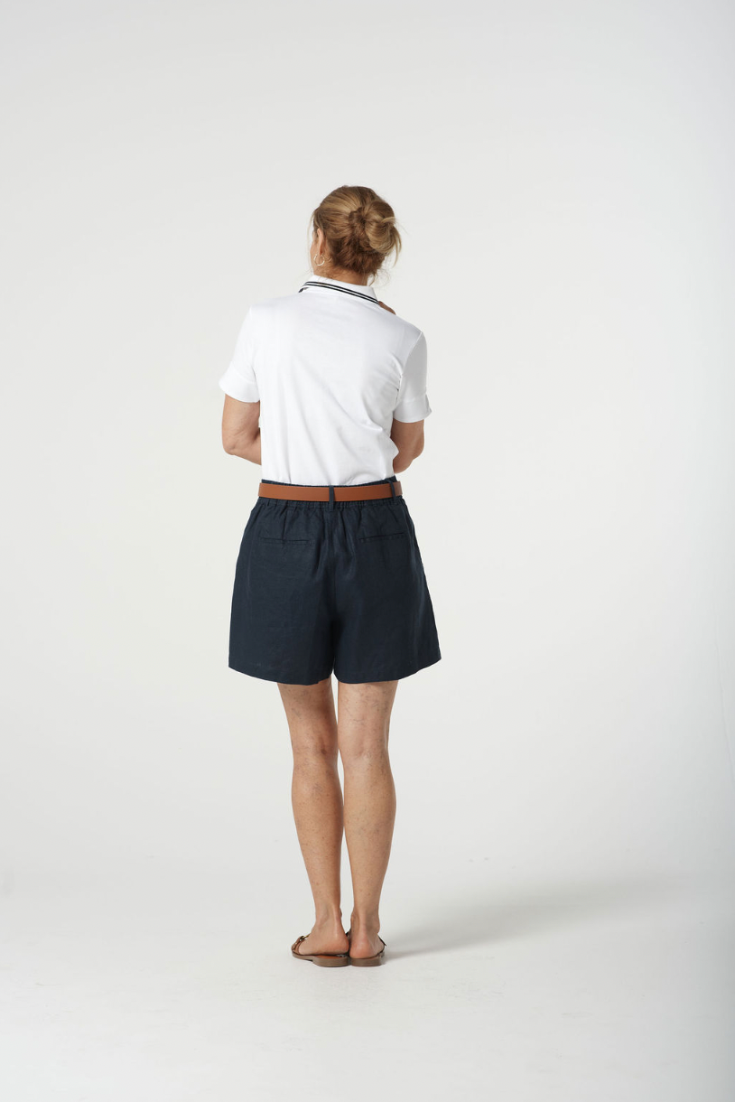 5242-179-S25 Front Pleat Shorts