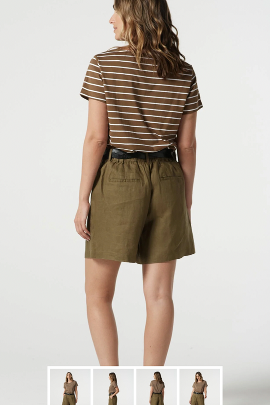 5242-179-S25 Stone Linen Short