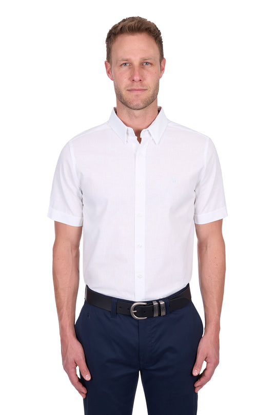 T5S1121045 Men’s TC Linen Short Sleeve Shirt