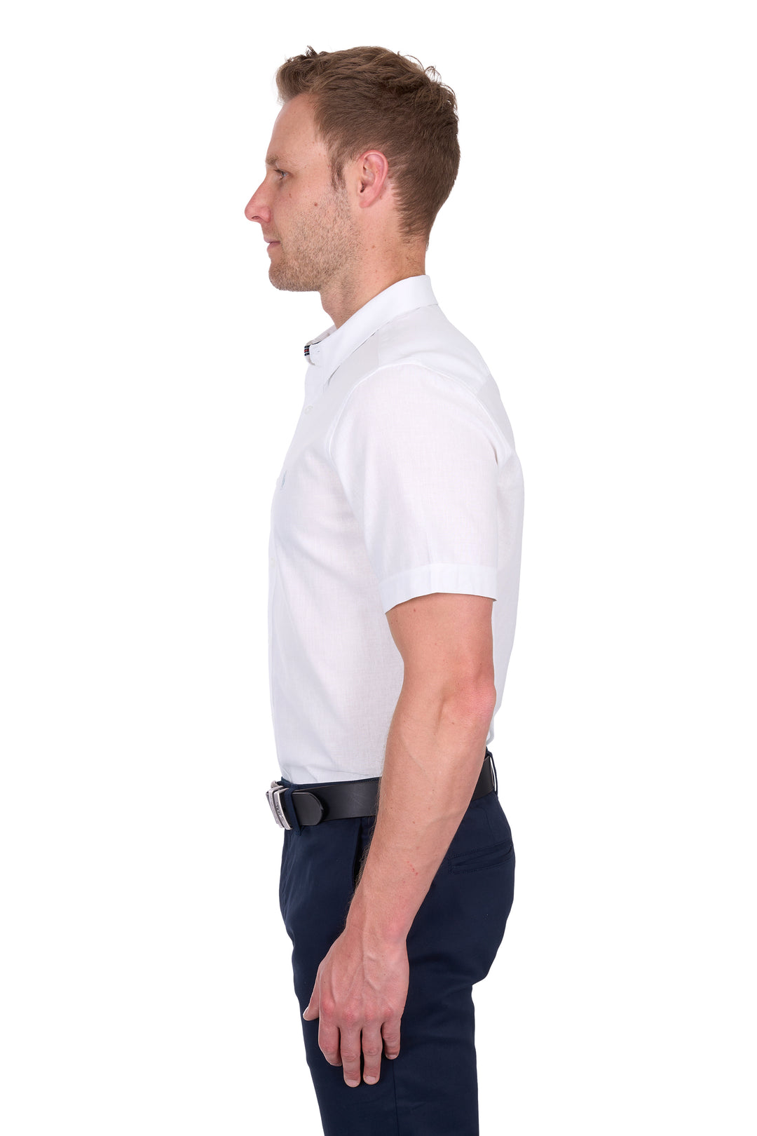 T5S1121045 Men’s TC Linen Short Sleeve Shirt