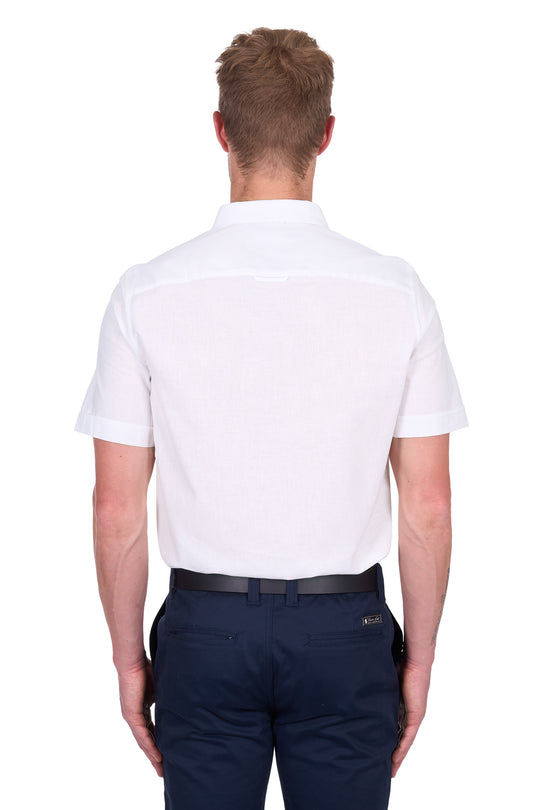 T5S1121045 Men’s TC Linen Short Sleeve Shirt