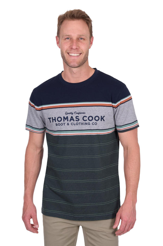 T5S1516007 Mens Dion SS Tee | Navy/Green