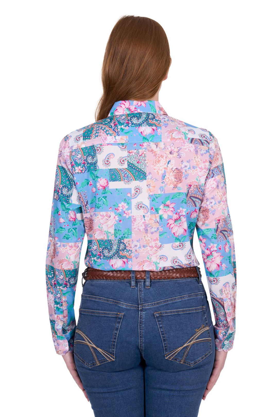 T5S2114121 Wmns Annalise LS Shirt | Multi