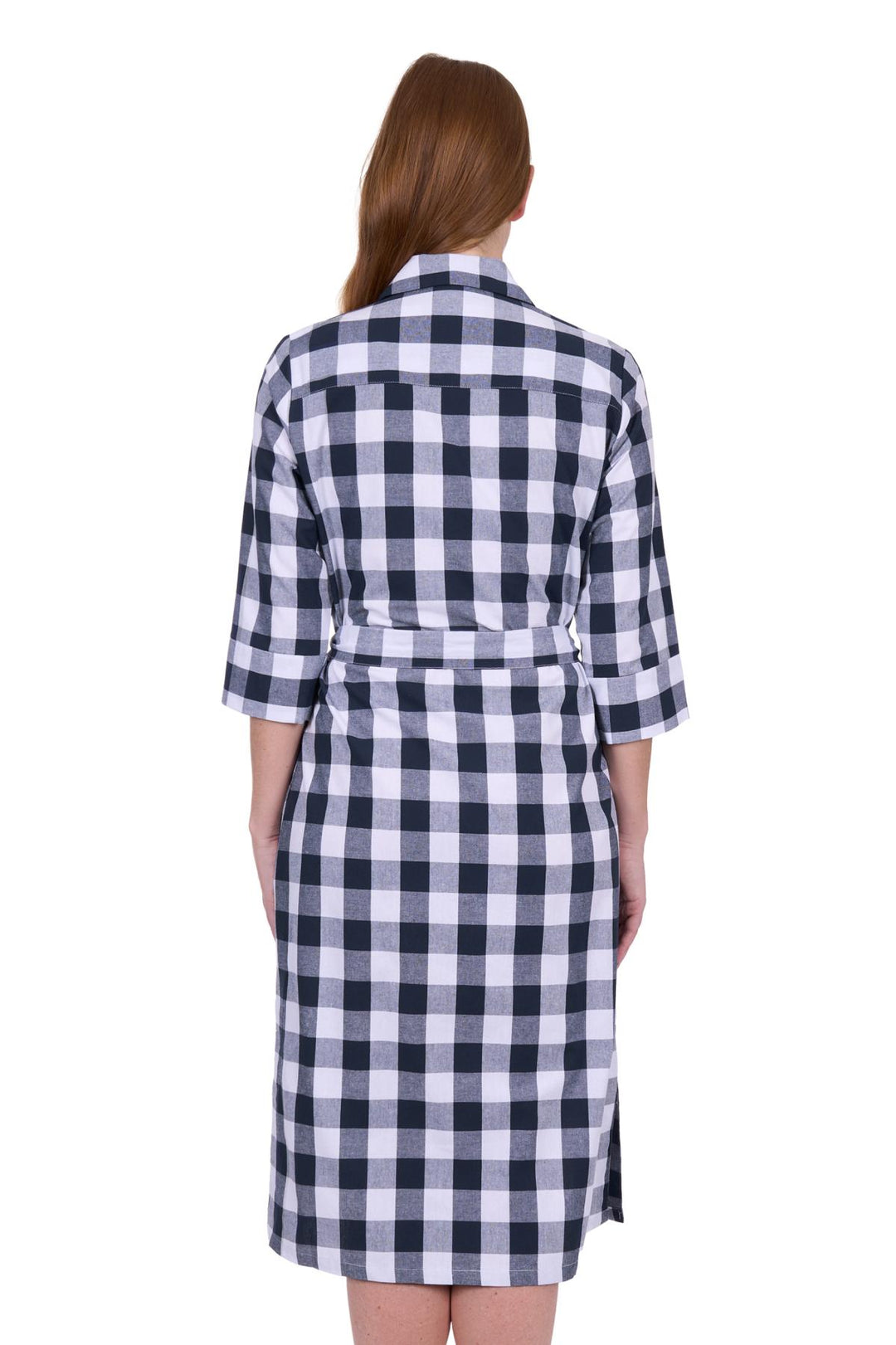 T5S2412069 Wmns Bella Shirt Dress | Navy