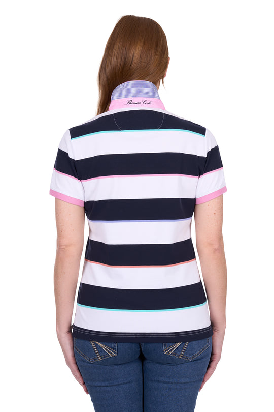 T5S2523058 Women's Gloria Short Sleeve Polo | Multi