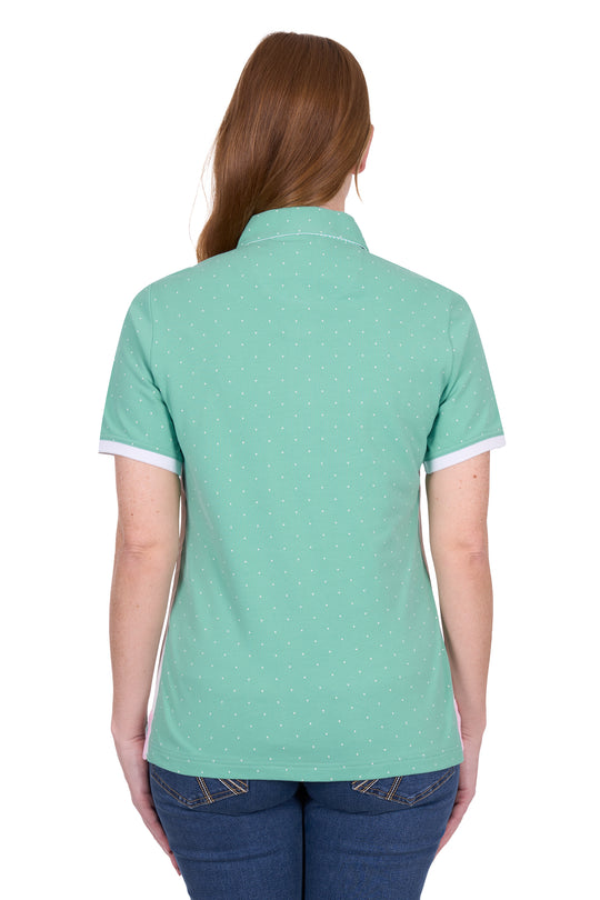 T5S2523060 Women's Stacie Short Sleeve Polo | Mint