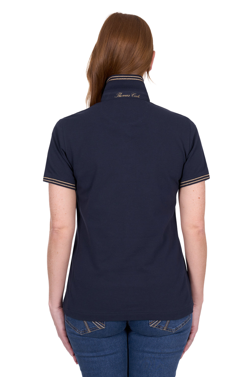 T5S2523062 Women's Lauren Short Sleeve Polo | Navy
