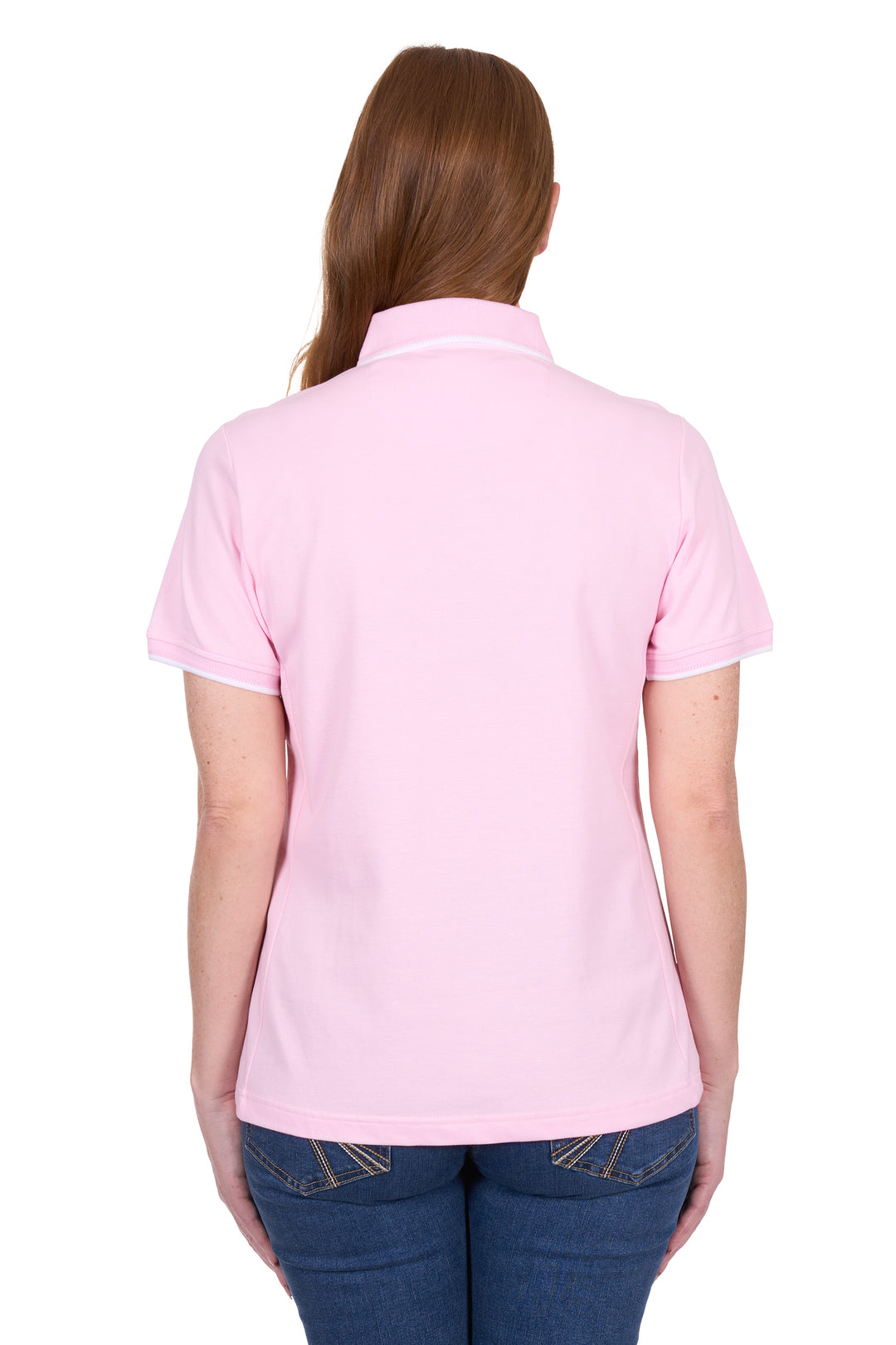 T5S2523126 Wmns Michelle SS Polo | Pale Pink