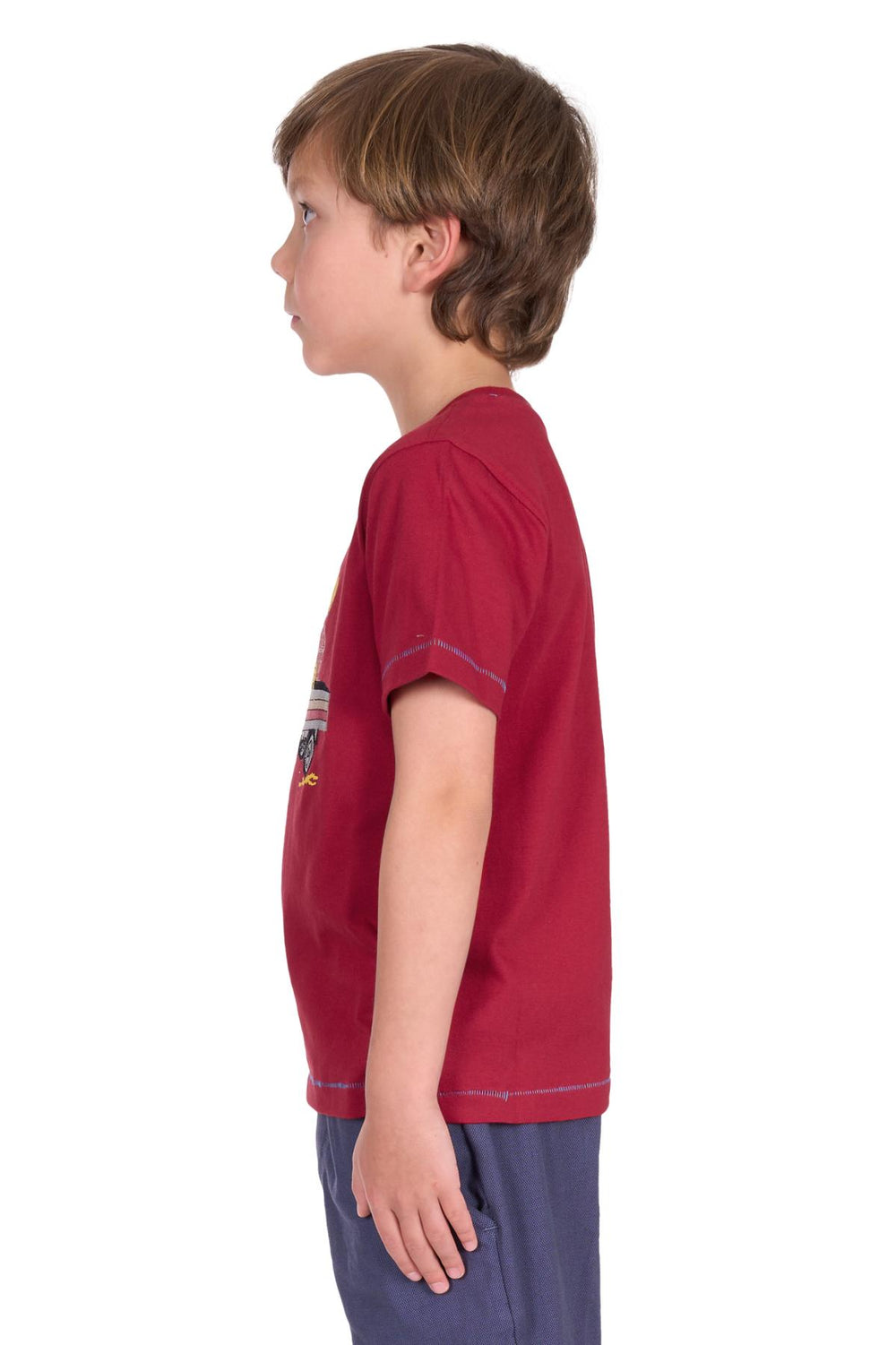 T5S3513124 Boys Nicholas SS Tee | Red
