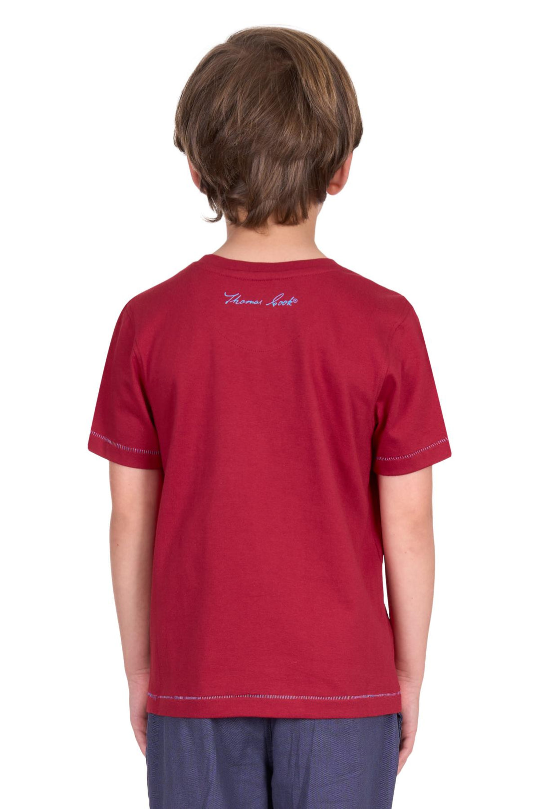 T5S3513124 Boys Nicholas SS Tee | Red