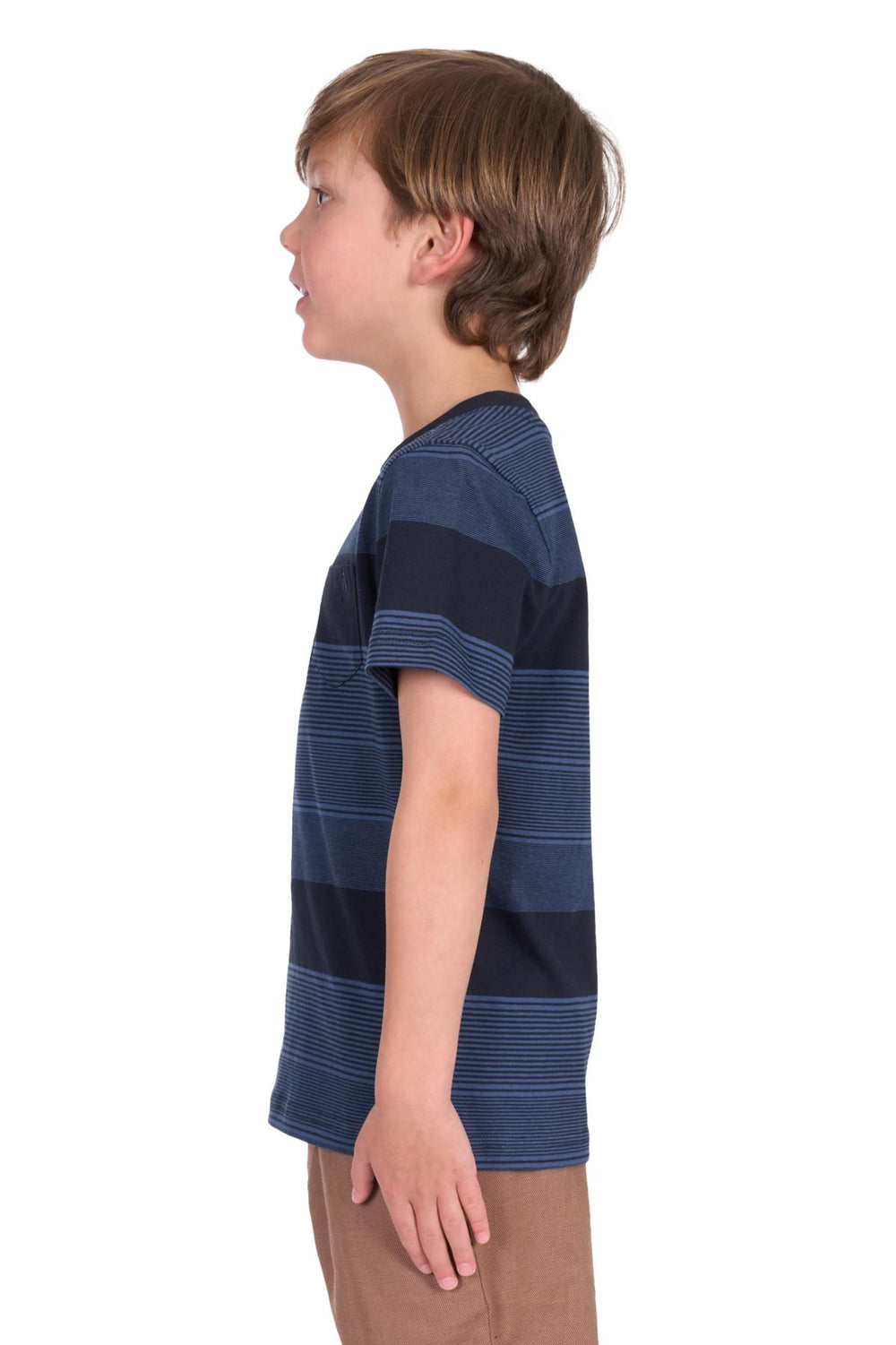 T5S3514011 Boys Edward 1Pkt SS Tee | Navy/Blue Ocean